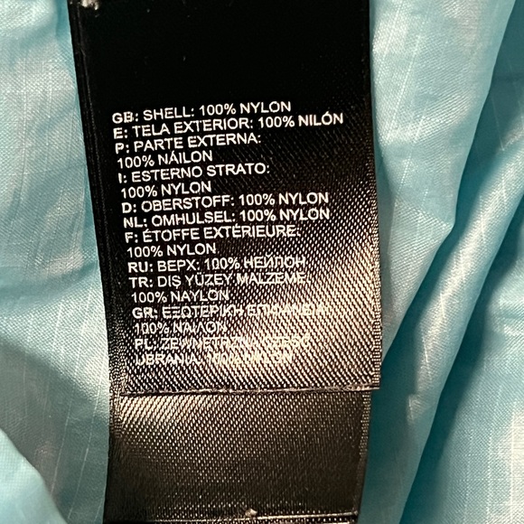 WOMEN'S THE NORTH FACE CYCLONE TEAL WINDBREAKER COAT JACKET HOODIE Size XS - Picture 7 of 8